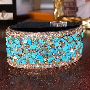 turquoise & gold bracelet